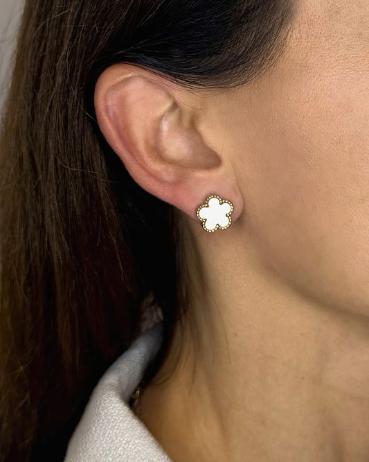 Orecchini Hambra White